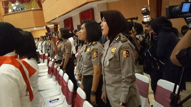 Peringatan HUT Polwan di PTIK (Foto: Ainul Qalbi/kumparan)