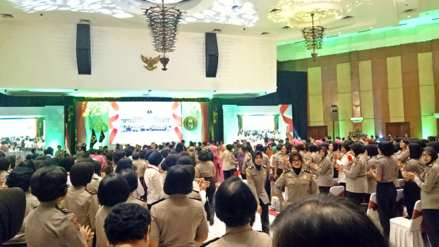 Perayaan HUT Polwan di PTIK (Foto: Ainul Qalbi/kumparan)