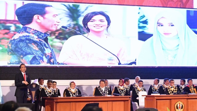 Joko Widodo di Dies Natalis Unpad (Foto: Dok. Biro Pers Setpres)