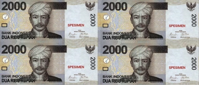Uang Khusus Kertas Rp 2.000,- (Foto: bi.go.id)