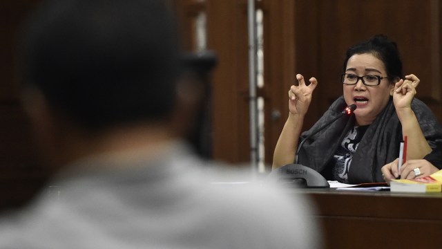 Miryam S. Haryani. Foto: Antara/Rosa Panggabean