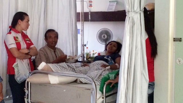 Kondisi Istri yang Kakinya Dipotong Suami (Foto: Dok. kumparan)