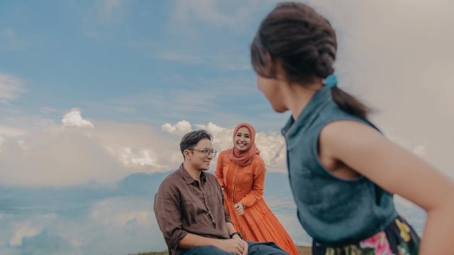 Laudya Cynthia Bella dan Engku Emran (Foto: Instagram/@alvasus)