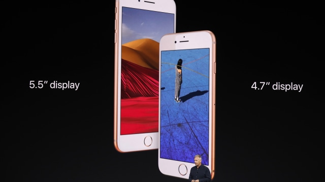 Peluncuran iPhone 8 dan iPhone 8 Plus. (Foto: REUTERS/Stephen Lam)