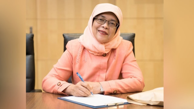 Halimah Yacob. (Foto: Instagram @halimahyacob)