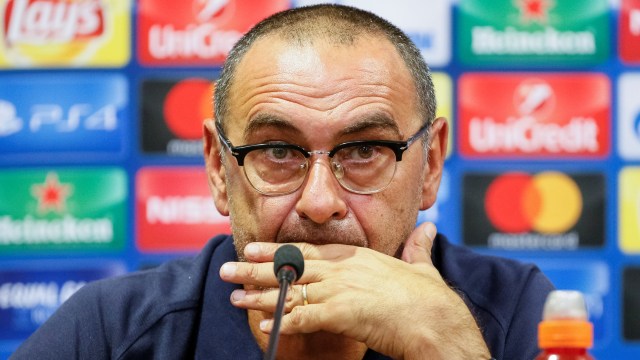 Pelatih Napoli, Maurizio Sarri. (Foto: Reuters/Gleb Garanich)