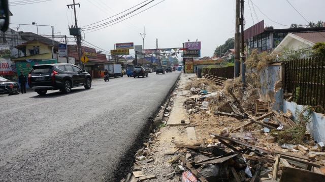 Jalur puncak tanpa PKL (Foto: Resnu Andika/kumparan)