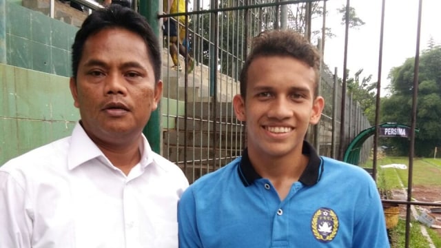Subagja Suihan bersama Egy Maulana Vikri (Foto: Istimewa)