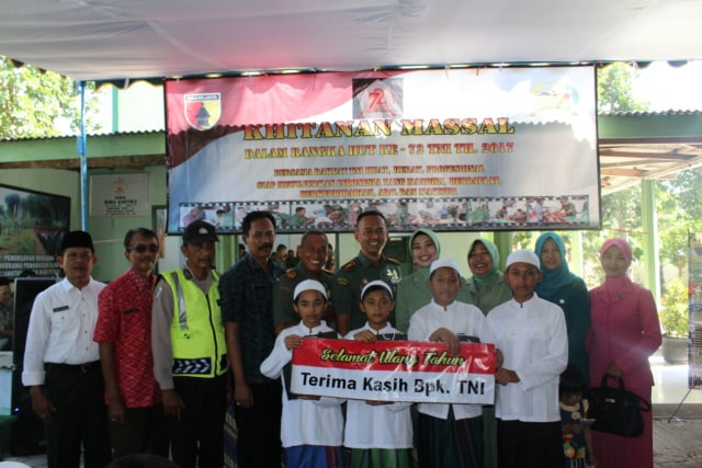 109 Anak Di Khitankan Massal Gratis Kodim 0809/Kediri