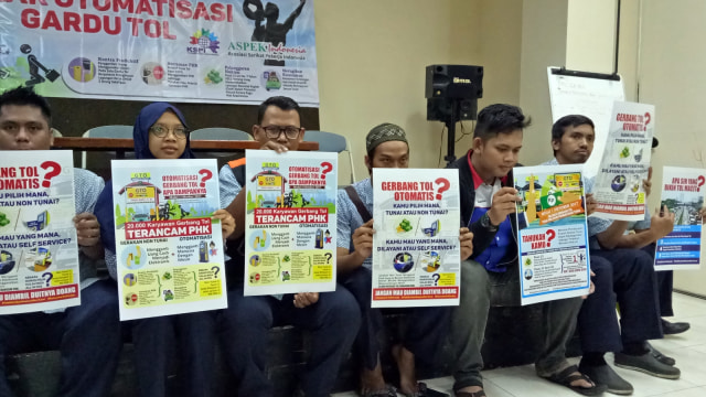 Konpers Menolak Otomatisasi Gardu Tol (Foto: Nabilla Fatiara/kumparan)