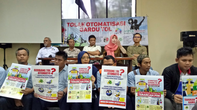 Konpers Menolak Otomatisasi Gardu Tol (Foto: Nabilla Fatiara/kumparan)