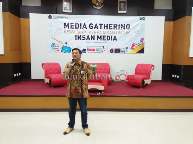 Media Gathering, KPP Pratama Tuban Beri Pemahaman Tentang Pajak