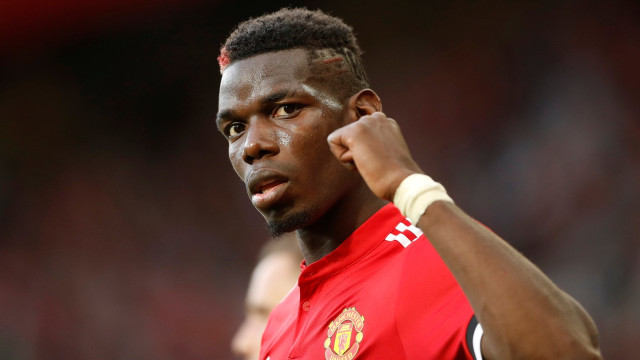 Pogba pada laga melawan Leicester. (Foto: Carl Recine/Reuters)