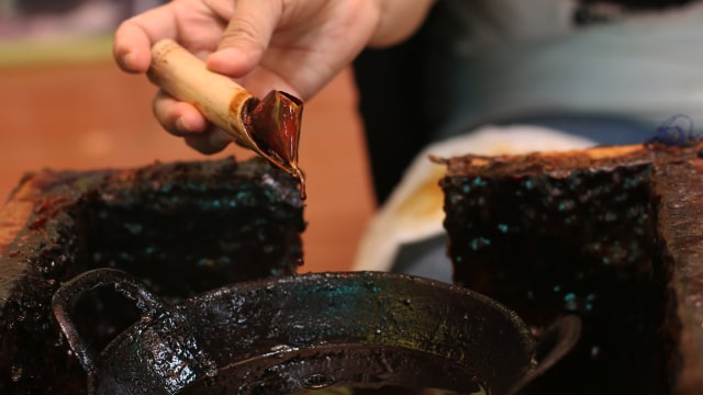 Canting untuk membatik. (Foto: ANTARA/Syailendra Hafiz Wiratama)