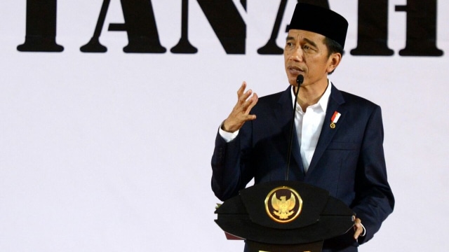 Jokowi di Gedung Sultan Suryansyah (Foto: Dok. Biro Pers Setpres)