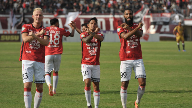 Para bintang Bali United (ilustrasi). (Foto: Nyoman Budhiana/ANTARA)
