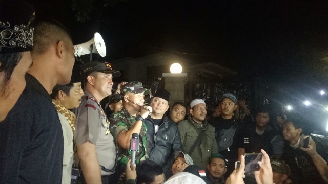 Kapolres dan Dandim Jakarta Pusat (Foto: Ardhana Pragota/kumparan)