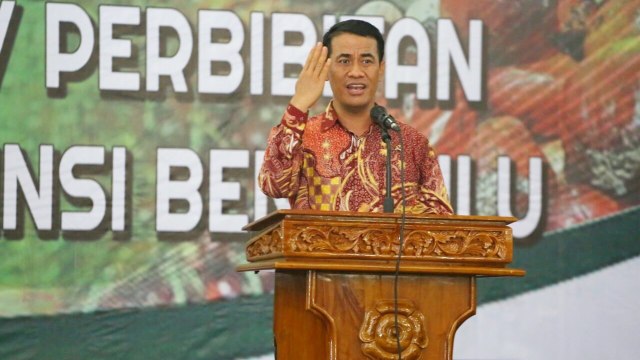 Mentan di Rakor Perbenihan/Perbibitan Bengkulu (Foto: Dok. Humas Kementan)