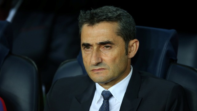Pelatih Barcelona, Ernesto Valverde. (Foto: Reuters/Albert Gea)