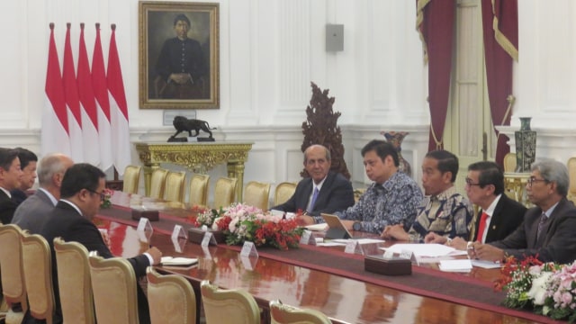 Presiden Joko Widodo menerima WIPO (Foto: Yudhistira Amran/kumparan)