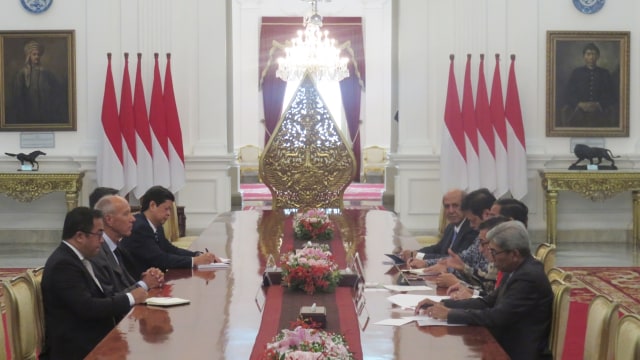 Presiden Joko Widodo menerima WIPO (Foto: Yudhistira Amran/kumparan)