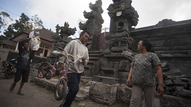Gunung Agung, Bali (Foto: Nyoman Budhiana/Antara)