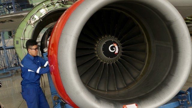 Garuda Maintenance Facility AeroAsia GMF Foto: Fanny Kusumawardhani/kumparan