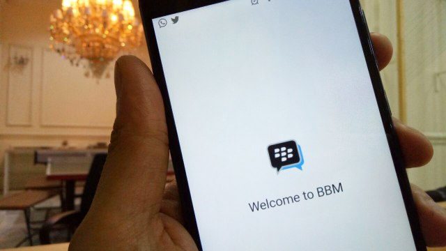BlackBerry Messenger. Foto: Aditya Panji/kumparan