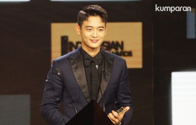 Minho SHINee di acara penghargaan ITA 2017. (Foto: Niken Nurani/kumparan)