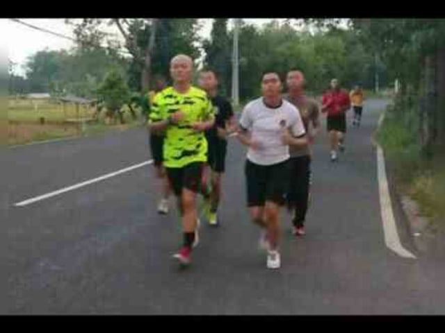Kapolres Sumenep Rutin Ikut Lari Kamtibmas