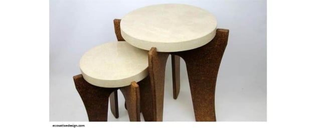 Furniture dan Batako dari Bahan Miselium Jamur Serta Bakteri