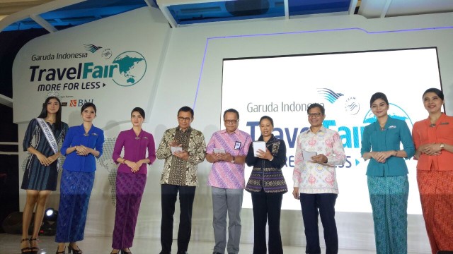 Persemian Garuda Travel Fair 2017 (Foto: Adim Mughni/kumparan)