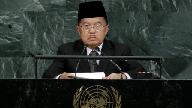 Jusuf kalla di PBB (Foto: Reuters / Eduardo Munoz)