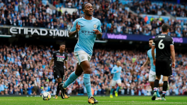 Sterling gandakan keunggulan City. (Foto: Reuters/Jason Cairnduff)