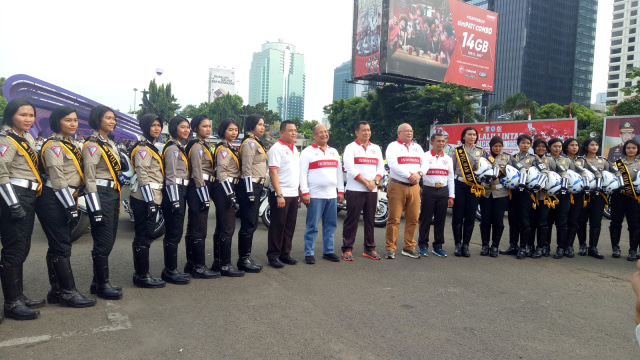 Hari Lalu Lintas ke-62 di Polda Metro Jaya (Foto: Amanaturrosyidah/kumparan)
