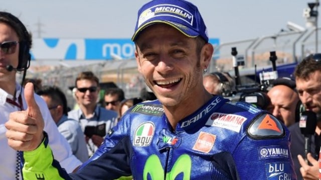 Rossi di GP Aragon. Foto: Javier Soriano/AFP