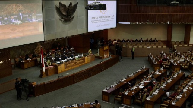 Sidang Paripurna DPR RI. (Foto: Fanny Kusumawardhani/kumparan)