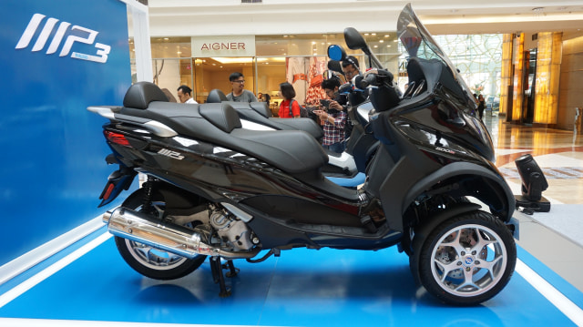 Piaggio MP3 500 (Foto: Gesit Prayogi/kumparan)