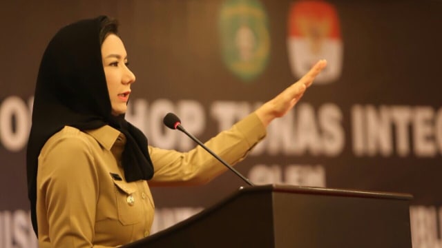 Bupati Kutai Kartanegara, Rita Widyasari (Foto: Twitter: @ritawow_1973)