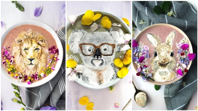 Smoothie Art (Foto: Instagram: @hazelzakaria)
