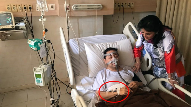 Setya Novanto di rumah sakit. (Foto: Dok. Istimewa)