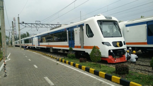 Kereta Bandara Soekarno Hatta Produksi INKA (Foto: Dok. Istimewa )