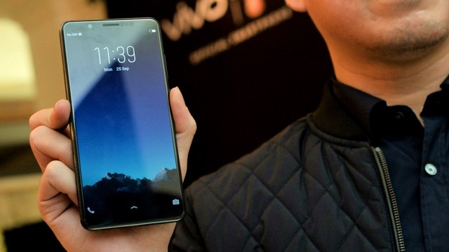 Ponsel Vivo V7 Plus. (Foto: Vivo Indonesia)