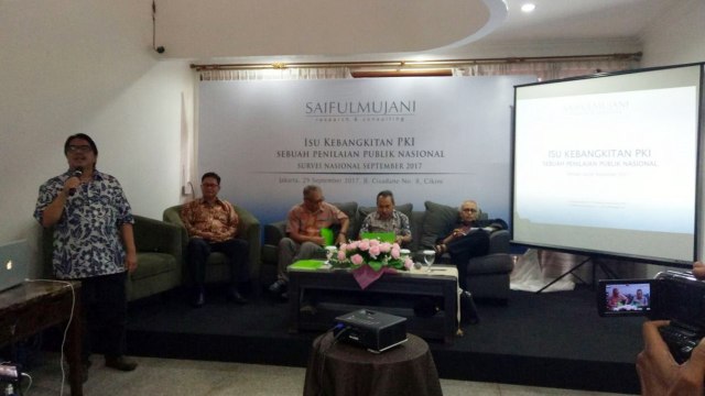 Hasil Survei SRMC terkait isu Kebangkitan PKI (Foto: Diah Harni/kumparan)