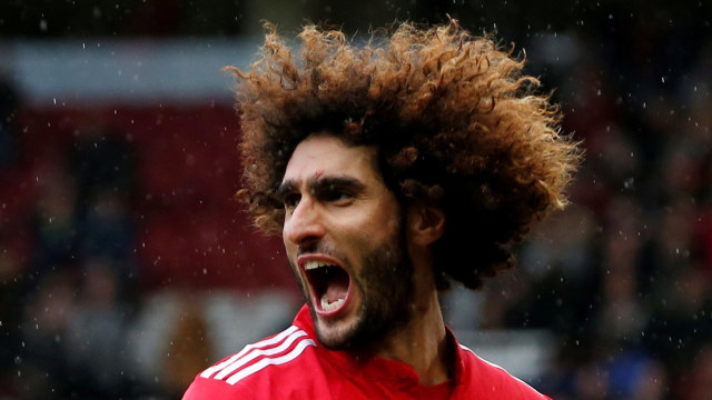 Marouane "Zinedine Zidane" Fellaini. Foto: Reuters/Andrew Yates