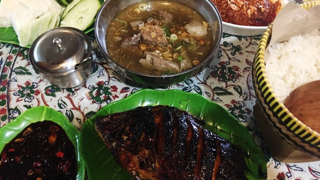 Menu Restoran "Rindu Kampung" di Korea Selatan (Foto: Dok. Aji Surya)