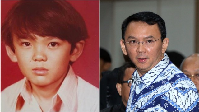 Ahok dulu dan kini.  (Foto: Facebook Biografi Ahok dan Isra Triansyah/POOL)