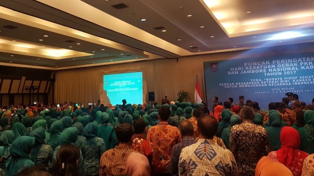 Jokowi di Jambore PKK di Ancol (Foto: Yudhistira Amran Saleh/kumparan)