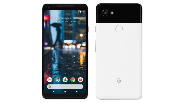 Bocoran desain Google Pixel 2. (Foto: @evleaks/Twitter)