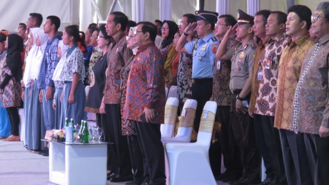 Jokowi di Aksi Nasional Pemberantasan Obat Ilegal (Foto: Yudhistira Amran Saleh/kumparan)